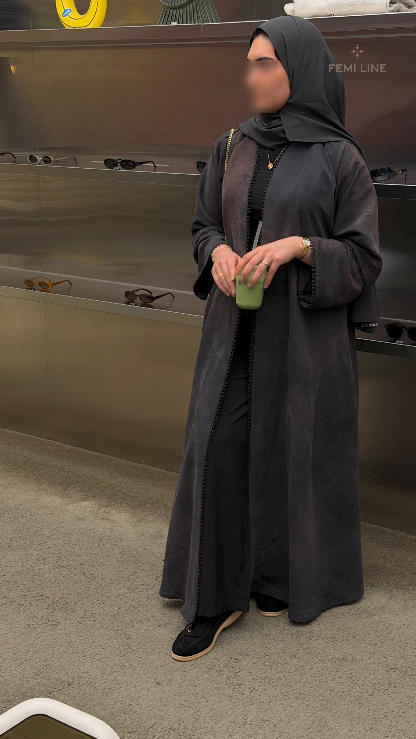 Gray Abaya – 1